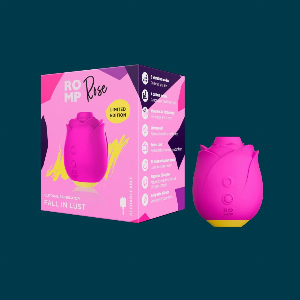 Discount code for 15% ROMP Rose Vibrator Pleasure Air Clitoral Stimulator at Shenzhen Venusfun Co Ltd
