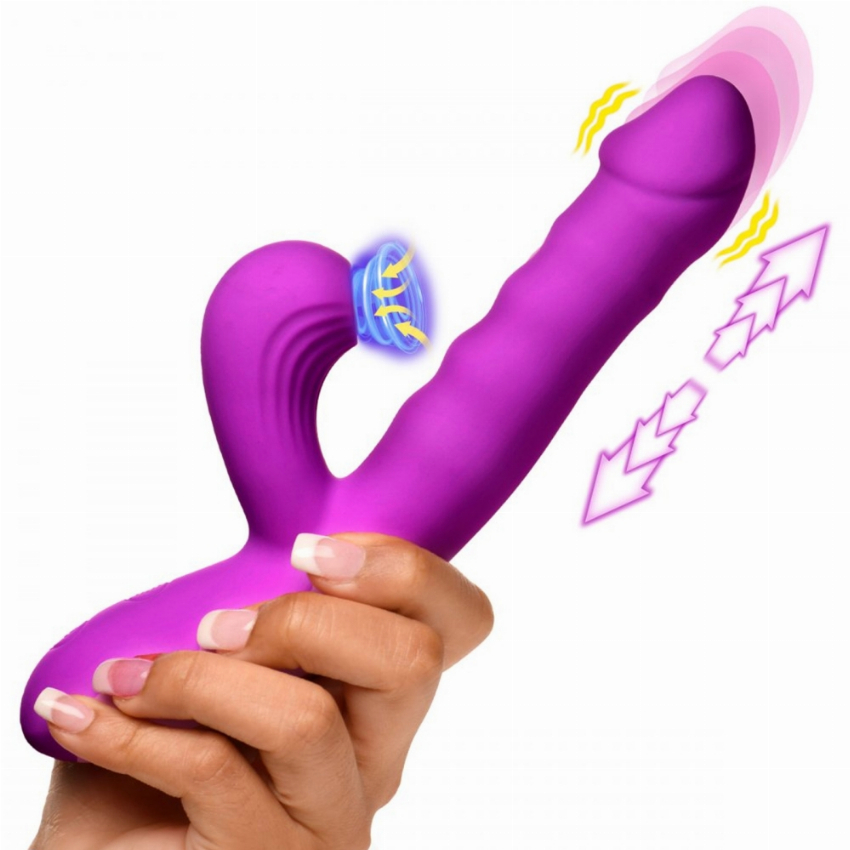 Discount code for 15% Thrust Wave Thrusting Sucking Rabbit Vibrator at Shenzhen Venusfun Co Ltd