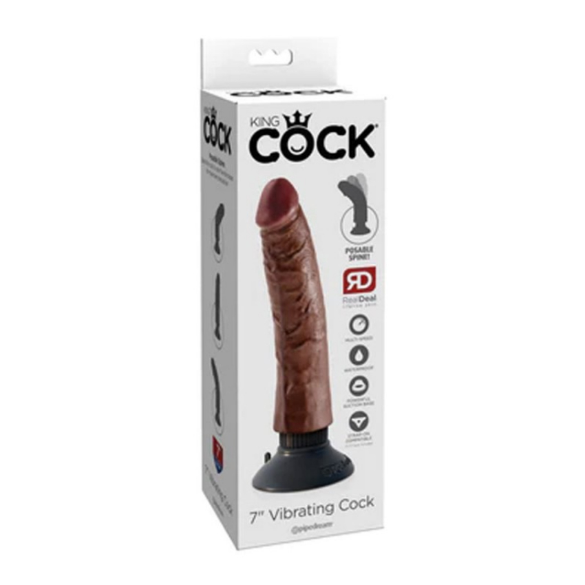 Discount code for 6 10% discount Only 52 99 Pipedream King Cock 7 Inch Vibrating Dildo at Shenzhen Venusfun Co Ltd