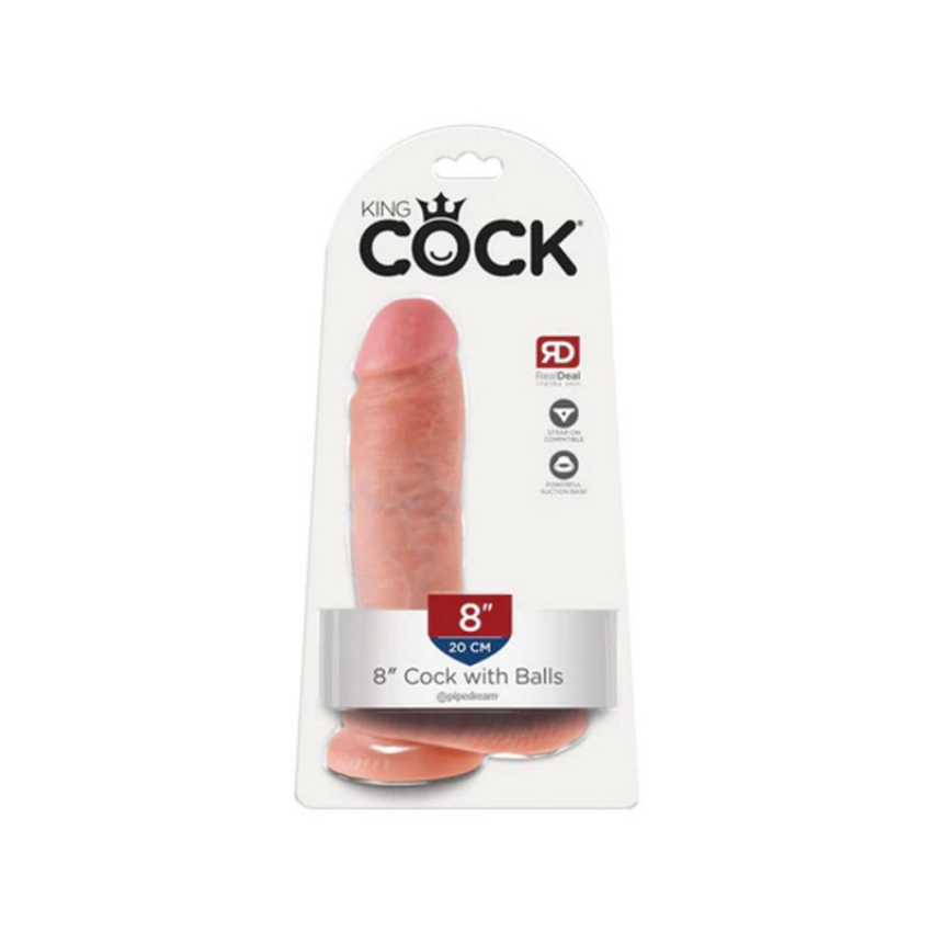 Discount code for 6 11% discount Only 49 99 Pipedream King Cock 8 Inch Dildo with Balls at Shenzhen Venusfun Co Ltd