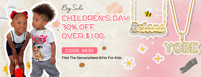 Discount code for Children s Day Sale 30% discount Over 100 at Silviax Jewery