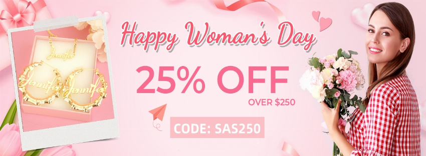 Discount code for Custom Jewelry Save 25% Over 250 Code at Silviax Jewery