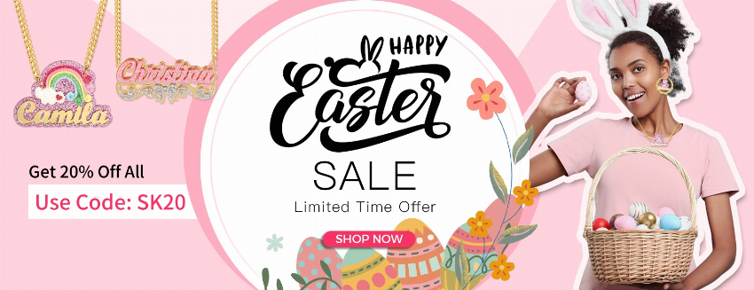 Discount code for Easter Big Sale Save 20% Sitewide Code at Silviax Jewery