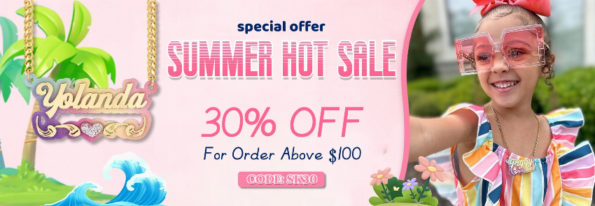 Discount code for Summer Hot Sale UP TO 30% discount at Silviax Jewery