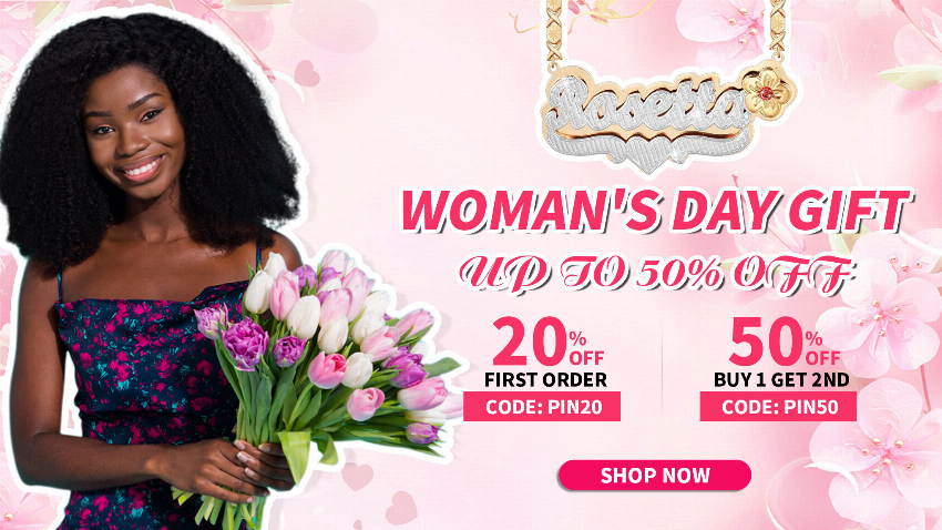 Discount code for Woman s Day Gifts Buy 1 Get 2nd Item 50% discount at Silviax Jewery