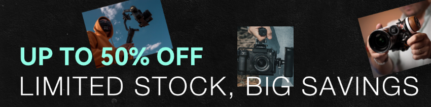 Discount code for Deals price drop up to 50% at SmallRig