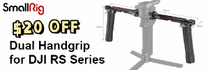 Discount code for 20 OFF on dual handgrip for DJI RS series at SmallRig