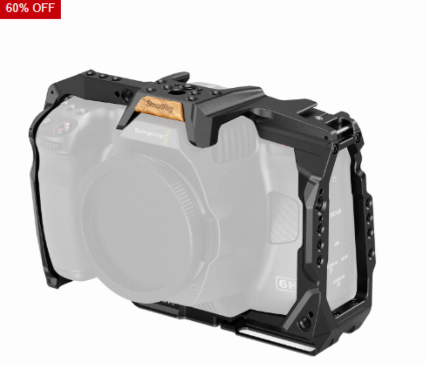 Discount code for 39 99 BMPCC 6K Pro standard cage at SmallRig