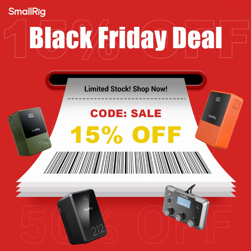Discount code for Pre-BFCM 15%OFF coupon at SmallRig