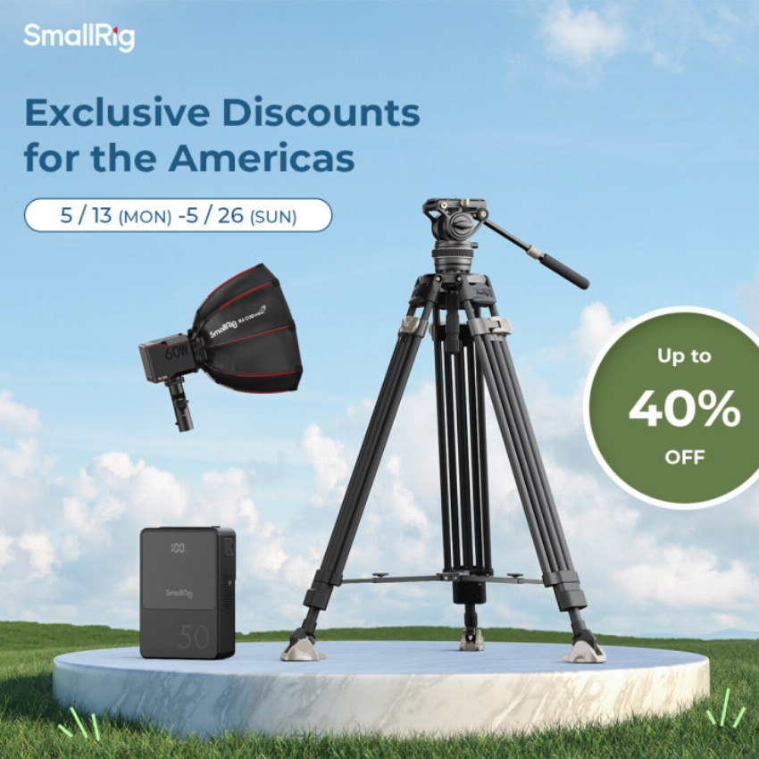 Discount code for UP TO 40% discount the Amerias deals at SmallRig