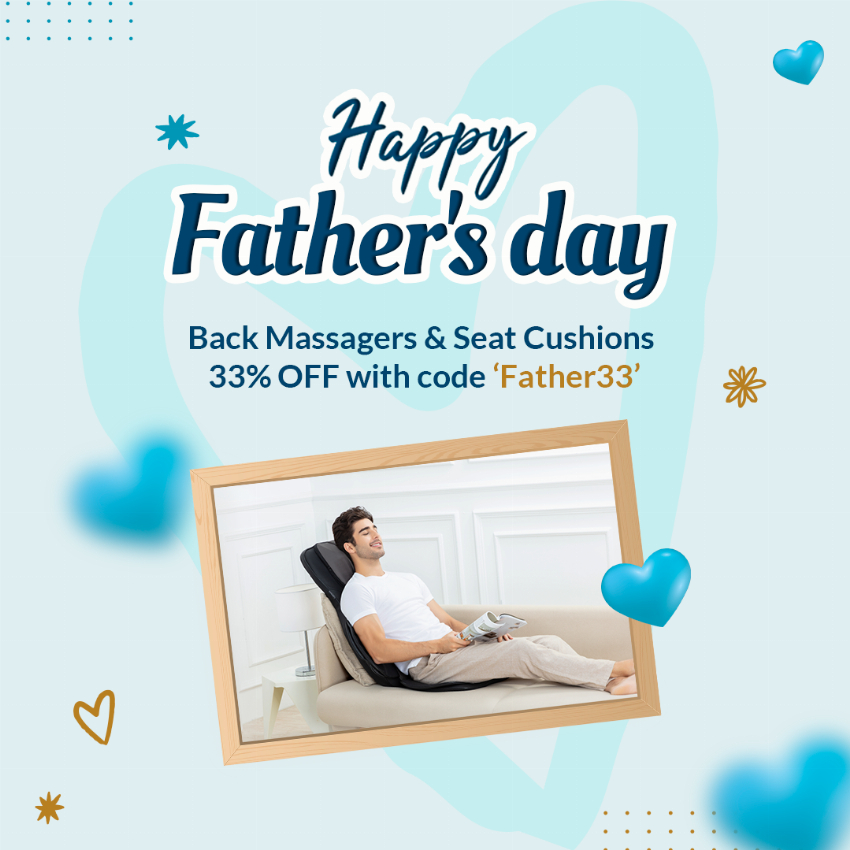 Discount code for 33% discount on Back Massagers Seat Cushions Father s Day Sale at Snailax