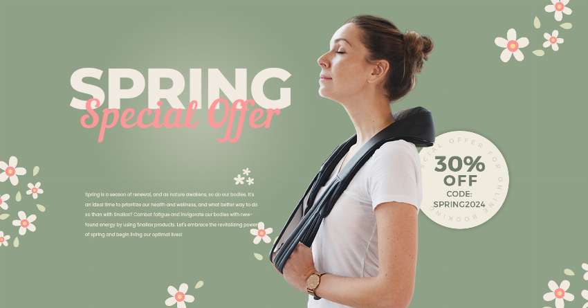 Discount code for Sitewide Massagers 30% discount SNAILAX Spring Sale at Snailax