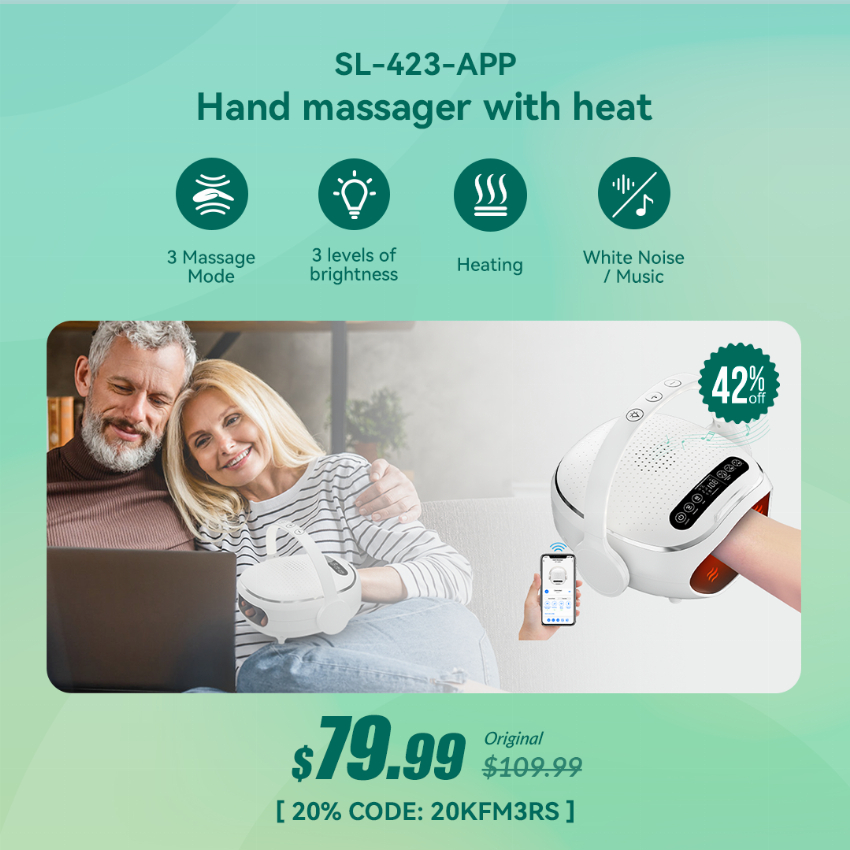 Discount code for TOTAL SAVE 42% Snailax hand massager with heat at Snailax