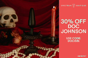 Discount code for 30% discount Doc Johnson at Spectrum Boutique