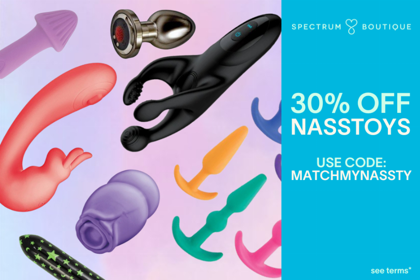 Discount code for 30% discount Nasstoys Sex Toys at Spectrum Boutique at Spectrum Boutique