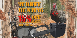 Discount code for 15% discount for Turkey Hunting Season at StarknightMT