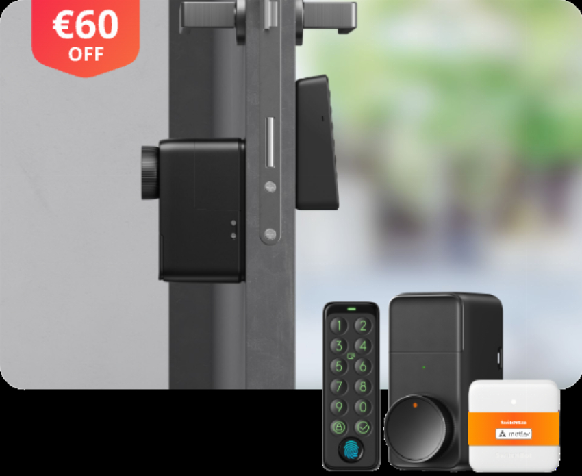 Discount code for 60 OFF Prime Day Sale SwitchBot Lock Pro Matter Combo at SwitchBot