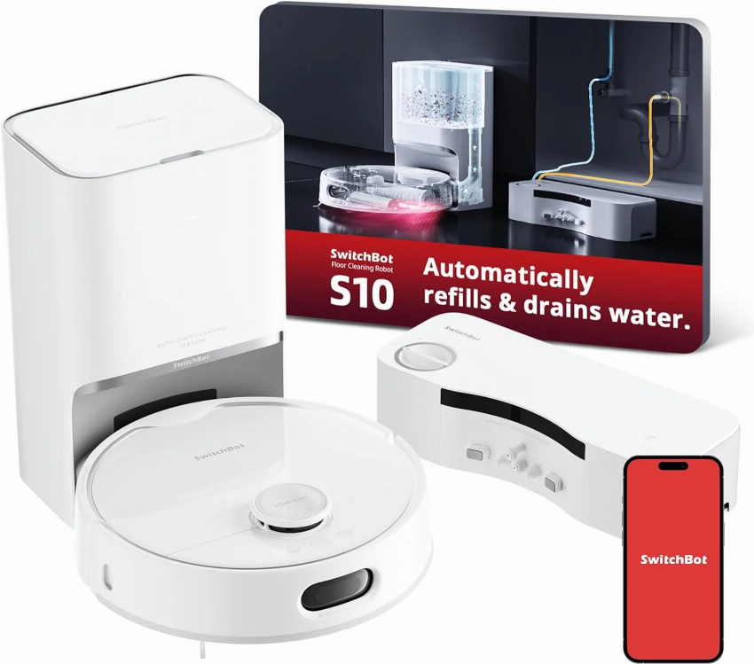 Discount code for 400 off SwitchBot Floor Cleaning Robot S10 at SwitchBot
