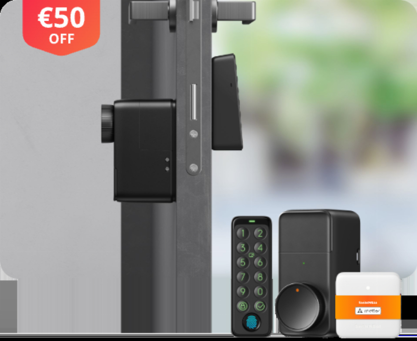 Discount code for Save 50 SwitchBot Best Seller Lock Pro Matter Combo at SwitchBot