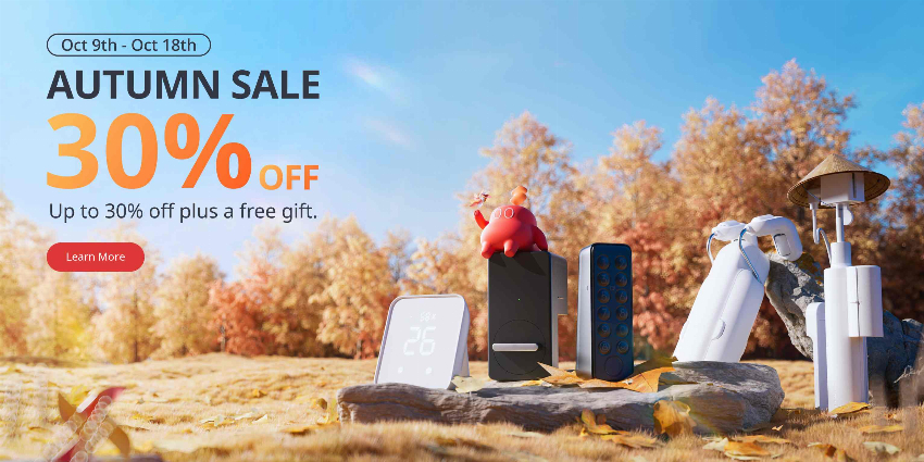 Discount code for SwitchBot Autumn Sale - Up to 30% discount plus a EE GIFT at SwitchBot