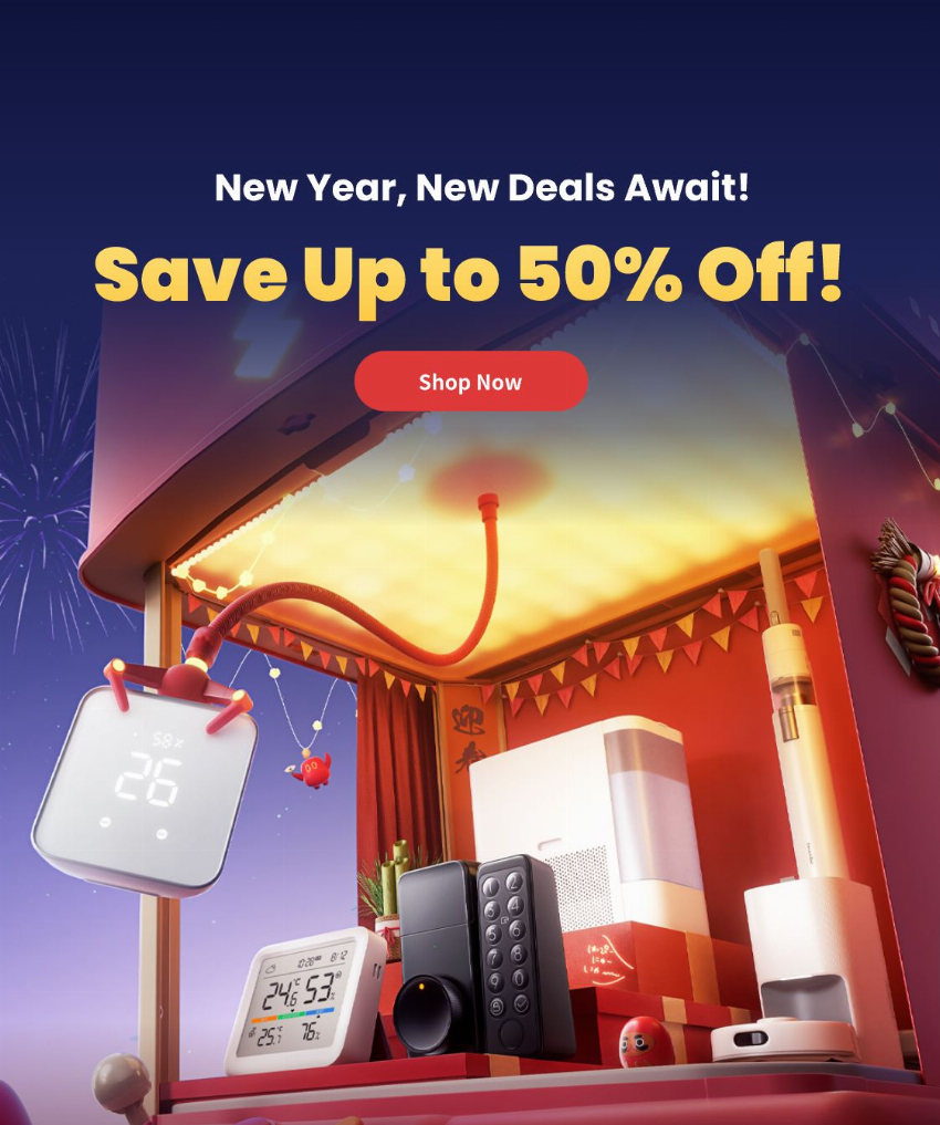 Discount code for SwitchBot New Year Sale Up to 50% discount at SwitchBot