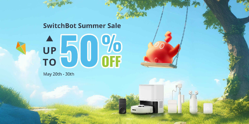 Discount code for SwitchBot Summer Sale Up to 50% discount at SwitchBot