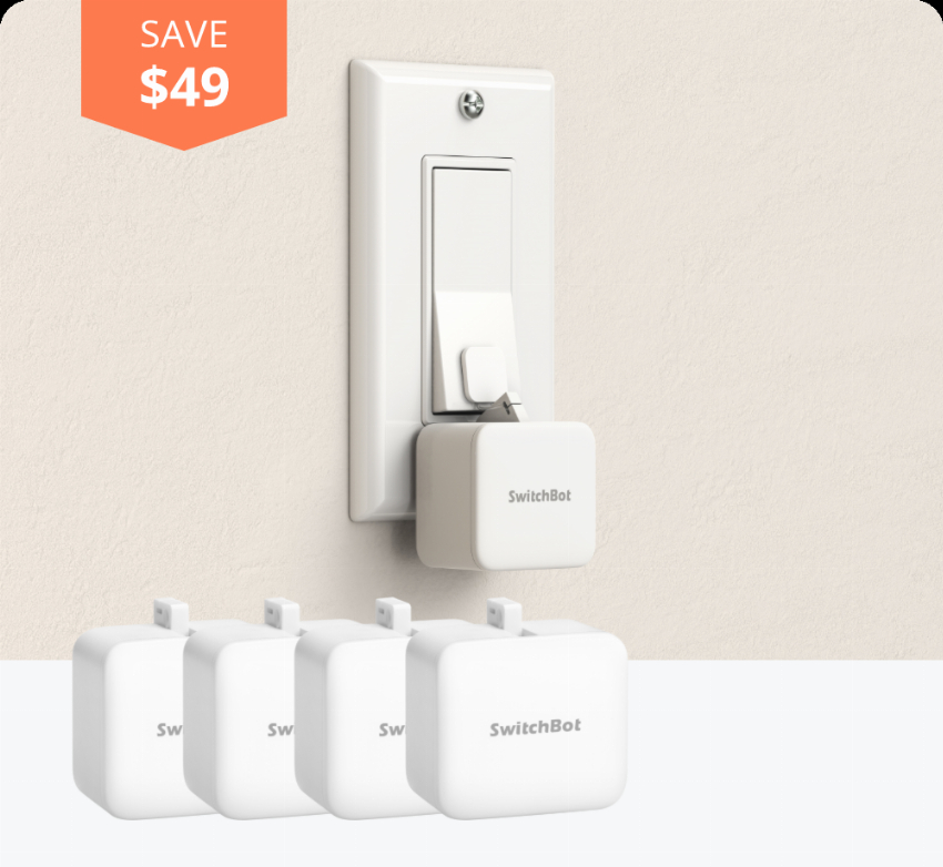 Discount code for Up to 40% discount - 4-Pack Bot Combo at SwitchBot