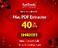 Discount code for 40% Discount on SysTools Mac PDF Extractor Special Offer at SysTools Software