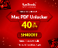 Discount code for 40% Discount on SysTools Mac PDF Unlocker Special Offer at SysTools Software