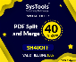 Discount code for 40% Discount on SysTools PDF Split and Merge Special Offer at SysTools Software