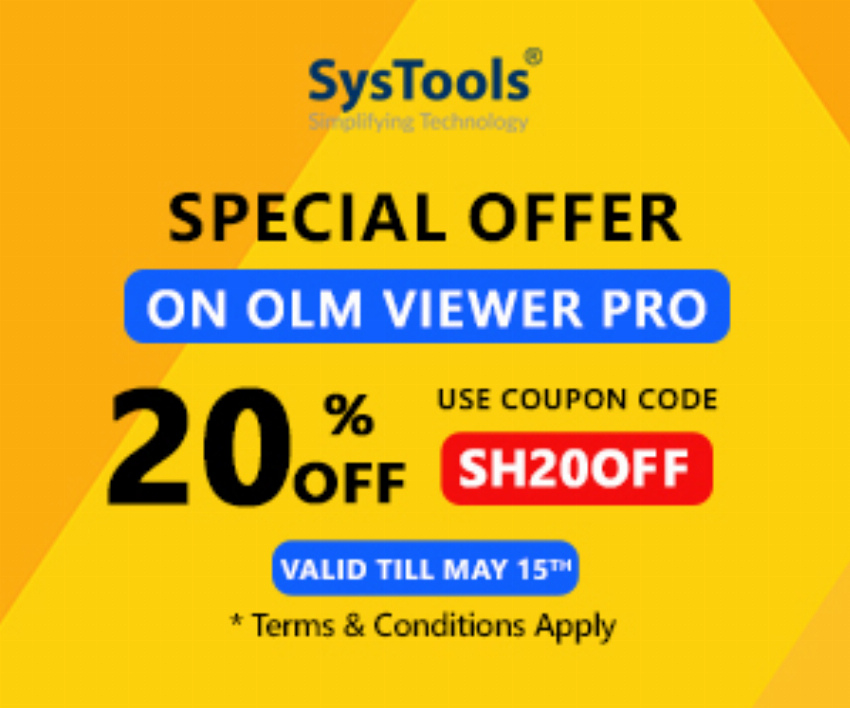 Discount code for OLM Viewer Pro Offer at SysTools Software