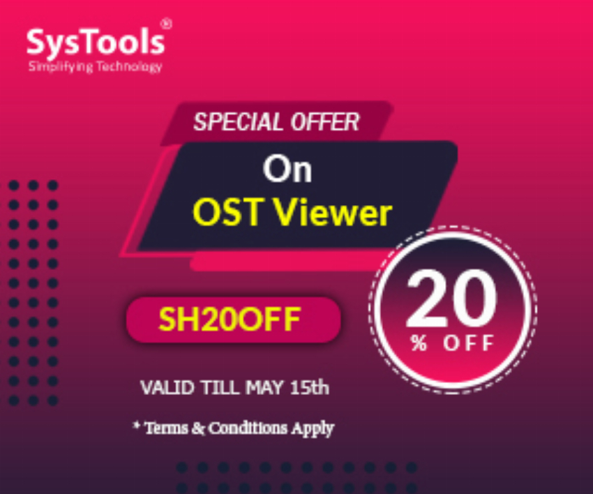 Discount code for OST Viewer Offer at SysTools Software