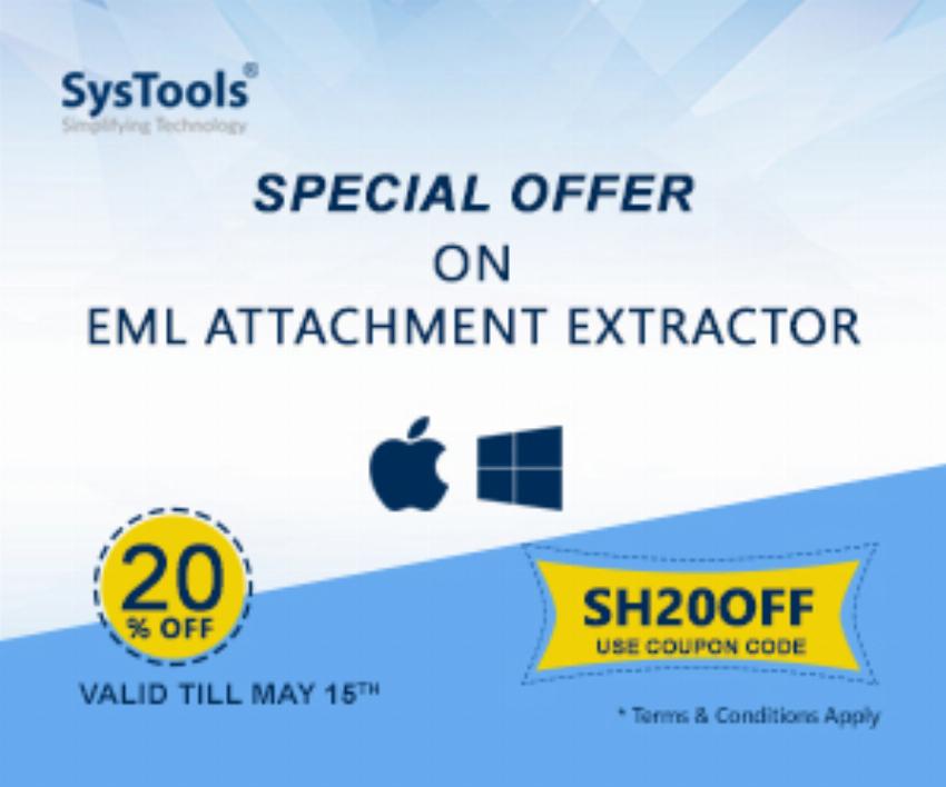 Discount code for SysTools EML Attachment Extractor at SysTools Software