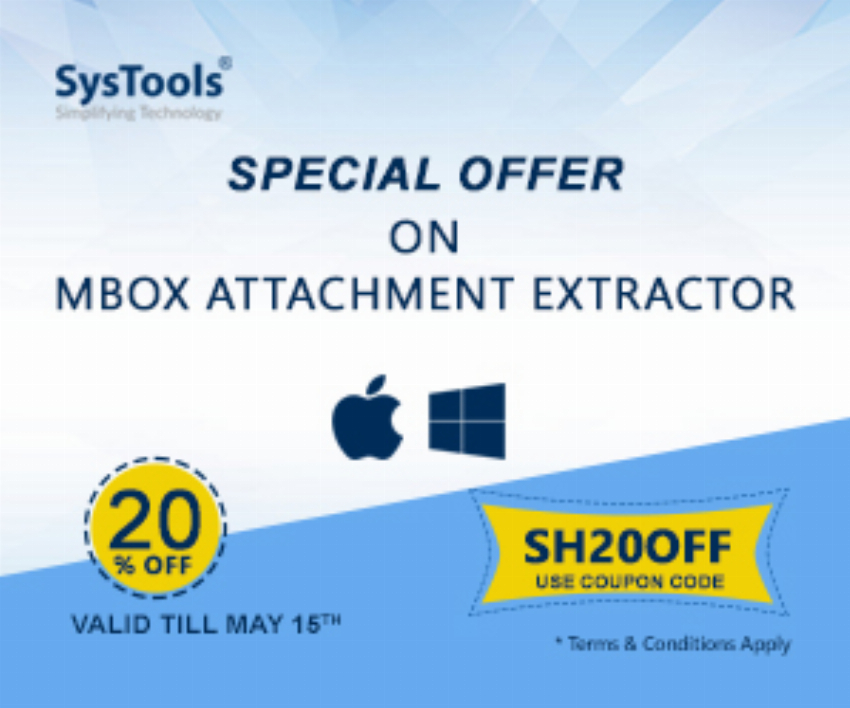 Discount code for SysTools MBOX Attachment Extractor at SysTools Software