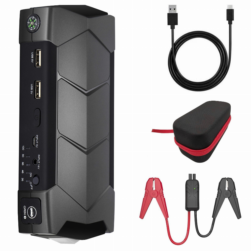 Discount code for 1500A Peaks 10000mAh Car Jump Starter 49 99 Inclusive of VAT at TOMTOP Technology Co Ltd