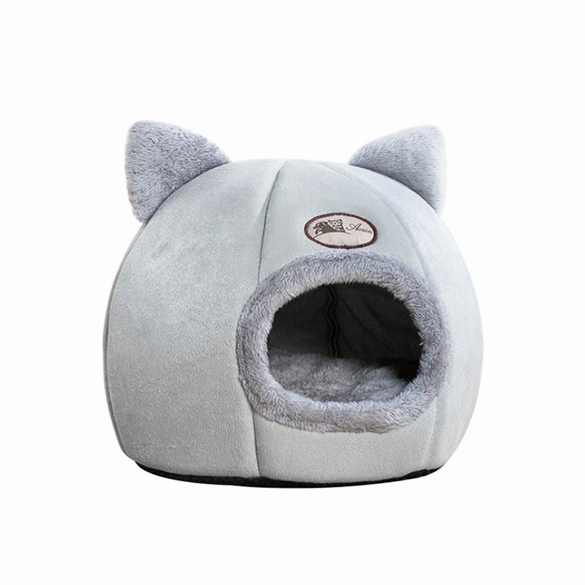 Discount code for 37% discount Pet Tent Cave Bed for Cats Small Dogs Velvet 22 99 at TOMTOP Technology Co Ltd