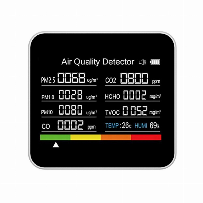 Discount code for 41% discount 9 in 1 Air Quality Monitor CO2 Detector 27 49 Inclusive of VAT at TOMTOP Technology Co Ltd