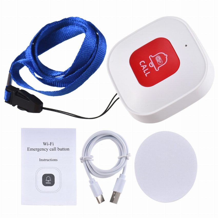 Discount code for 41% discount 1Pcs Portable Mini WiFi Emergency Call Button Rechargeable 12 99 Inclusive of VAT at TOMTOP Technology Co Ltd