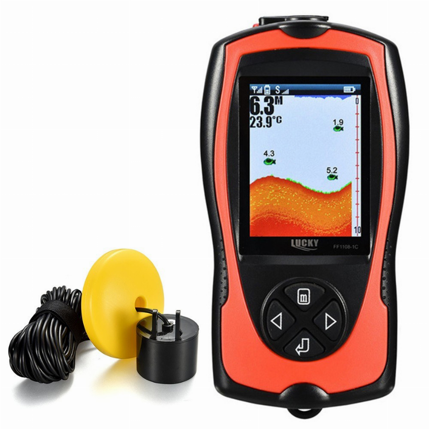 Discount code for 41% discount LUCKY FF1108-1CT Portable Fish Finder 59 99 Inclusive of VAT at TOMTOP Technology Co Ltd