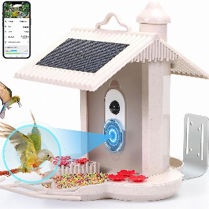 Discount code for 41% discount WIFI Solar Smart Bird Feeder with 1080P Camera 107 51 Inclusive of VAT at TOMTOP Technology Co Ltd