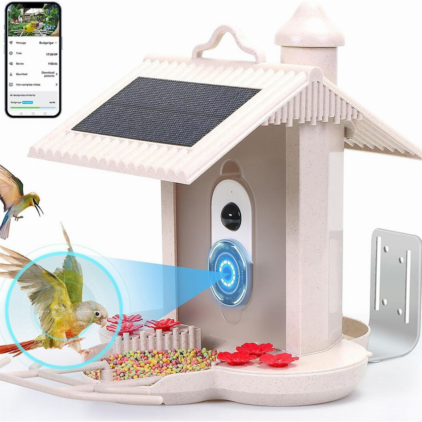 Discount code for 41% discount WIFI Solar Smart Bird Feeder with 1080P Camera 107 51 Inclusive of VAT at TOMTOP Technology Co Ltd