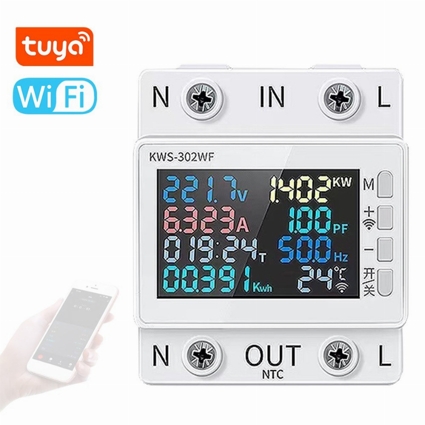 Discount code for 43% discount Tuya WiFi 8in1 Power Meter 19 49 Inclusive of VAT at TOMTOP Technology Co Ltd