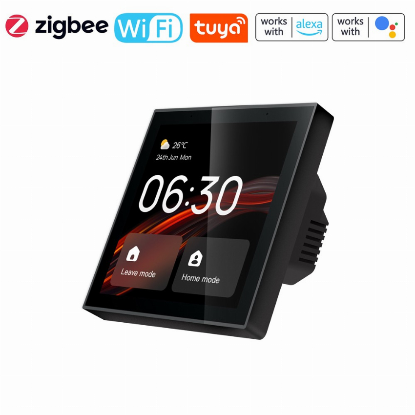 Discount code for 44% discount Tuya WiFi Zigbee Intelligent Touched Screen Center Control 109 99 Inclusive of VAT at TOMTOP Technology Co Ltd