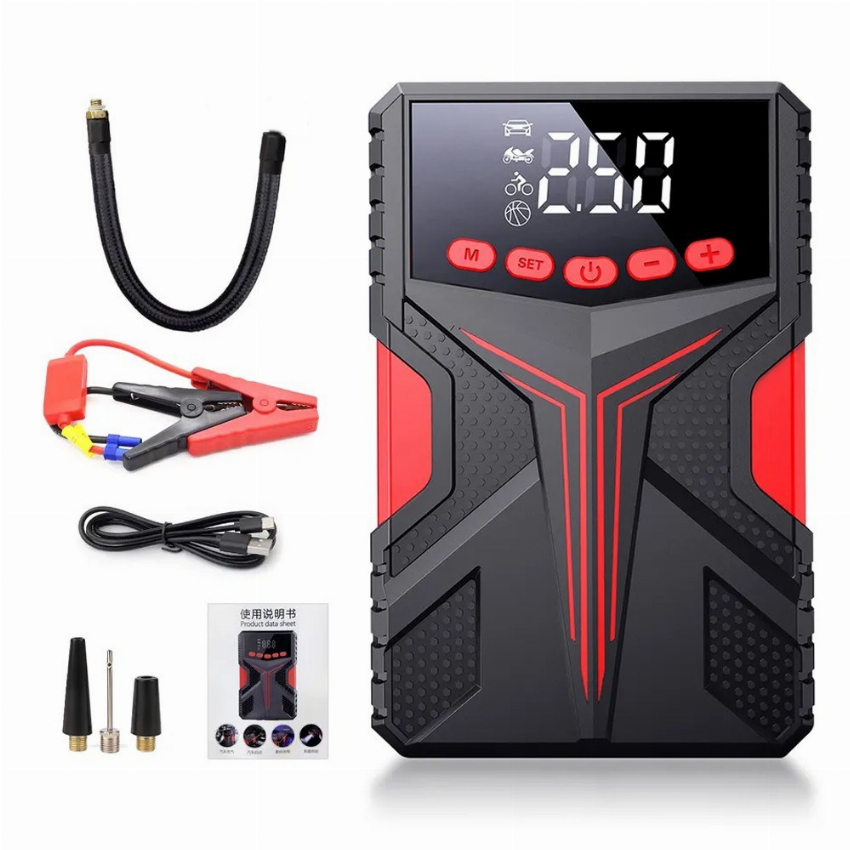 Discount code for 45% discount Multifunctional Jump Starter with 1500A Peaks Battery Booster 49 99 Inclusive of VAT at TOMTOP Technology Co Ltd