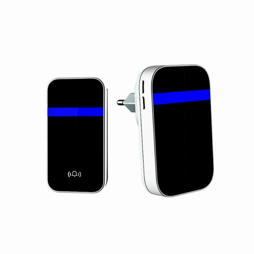 Discount code for 45% discount Self Powered Wireless Doorbell with LED Flash 4 Speed Adjustable 12 76 Inclusive of VAT at TOMTOP Technology Co Ltd