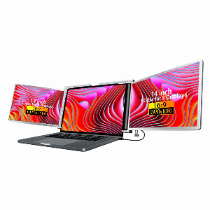 Discount code for 46% discount 14 inches Laptop Expansion Screen FHD Portable Tri-screen Monitor 359 99 Inclusive of VAT at TOMTOP Technology Co Ltd