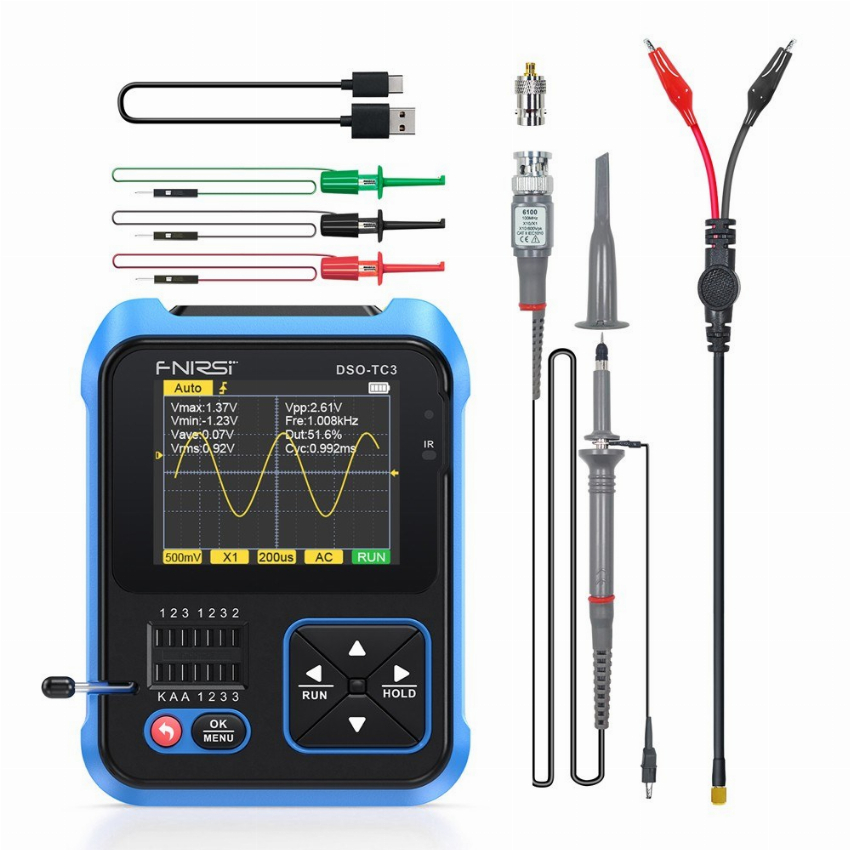 Discount code for 44% discount 3in1 Digital Oscilloscope Transistor Tester 48 19 Inclusive of VAT at TOMTOP Technology Co Ltd
