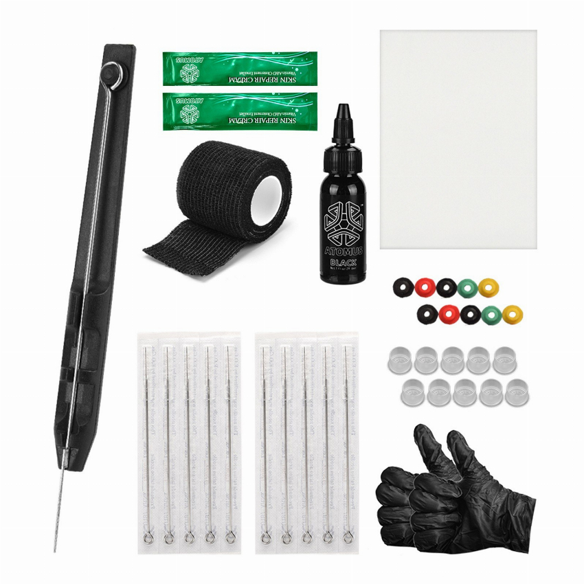 Discount code for 46% discount OMUS Hand Stick Tattoo Kit 10 99 Inclusive of VAT at TOMTOP Technology Co Ltd