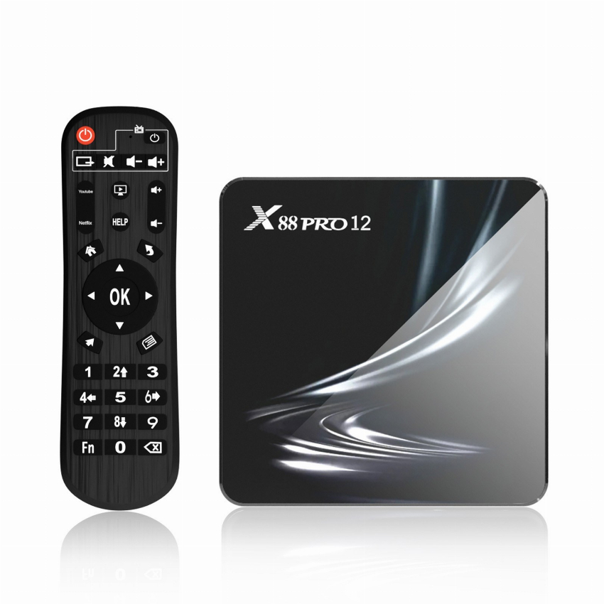 Discount code for 47% discount X88 PRO 12 Android 12 0 Smart TV Box 33 99 Inclusive of VAT at TOMTOP Technology Co Ltd