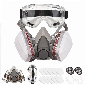 Discount code for 49% discount Reusable Respirator Half Facepiece 6200 Gas Mask with Safety Goggles 15 49 Inclusive of VAT at TOMTOP Technology Co Ltd